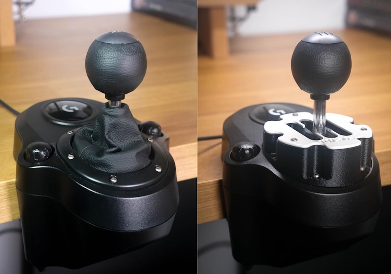 Metal P1Labs Gated Shifter Compatible with Logitech Series Shifters, Coated Steel, Built in Detents for the Ultimate Experience image 2