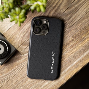 Capa protetora para telefone SpaceX Heat Shield Tile Design - Compatível com iPhone, Samsung Galaxy e Google Pixel - SpaceX, ESA, NASA, Elon Musk