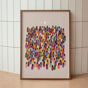 Jesus Feeds 5000, 5 Loaves Bread 2 Fish, Matthew 14 John 6 Modern Bible Verse Wall Art Aesthetic Christian Art Print Biblical Kitchen Decor
