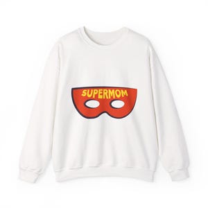 Supermom Hoodie, Mother&#39;s Day Gift, Mom Life Sweatshirt, Motherhood Jumper, Parenting Apparel