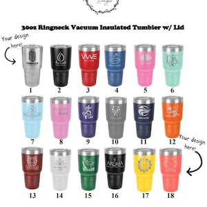 Custom 30oz Laser Engraved Tumblers
