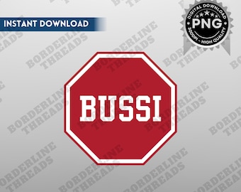 Brandon Bussi Stop Sign Carolina Hockey PNG Digital Download