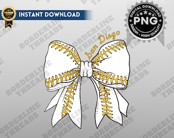 San Diego Baseball Coquette PNG, San Diego Game Day Sublimation, Coquette Bow, Printable Design for T-Shirts, Sweatshirts, Tumblers, Hats