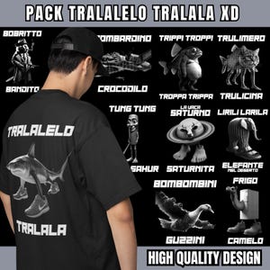 Italian Brainrot digital PNG, funny Italian Brainrot meme, vintage Brainrot bootleg, weird t-shirt, Tralalero Tralala.