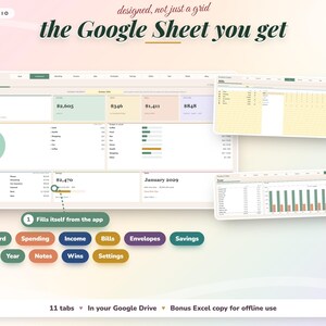 ADHD Budget Planner App, Beginner-Friendly Budget Tracker | Safe to Spend, Paycheck Budget, Bill Tracker, Debt Payoff | No Excel Needed image 10