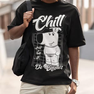 I'm Just a Chill Guy Shirt, TikTok Meme Shirt, Viral Dog Cartoon Shirt, Chill Guy Meme Gift, Boyfriend Gift Shirt, Funny Boyfriend Shirt