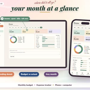 ADHD Budget Planner App, Beginner-Friendly Budget Tracker | Safe to Spend, Paycheck Budget, Bill Tracker, Debt Payoff | No Excel Needed image 7