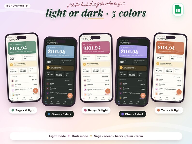 ADHD Budget Planner App, Beginner-Friendly Budget Tracker | Safe to Spend, Paycheck Budget, Bill Tracker, Debt Payoff | No Excel Needed image 11