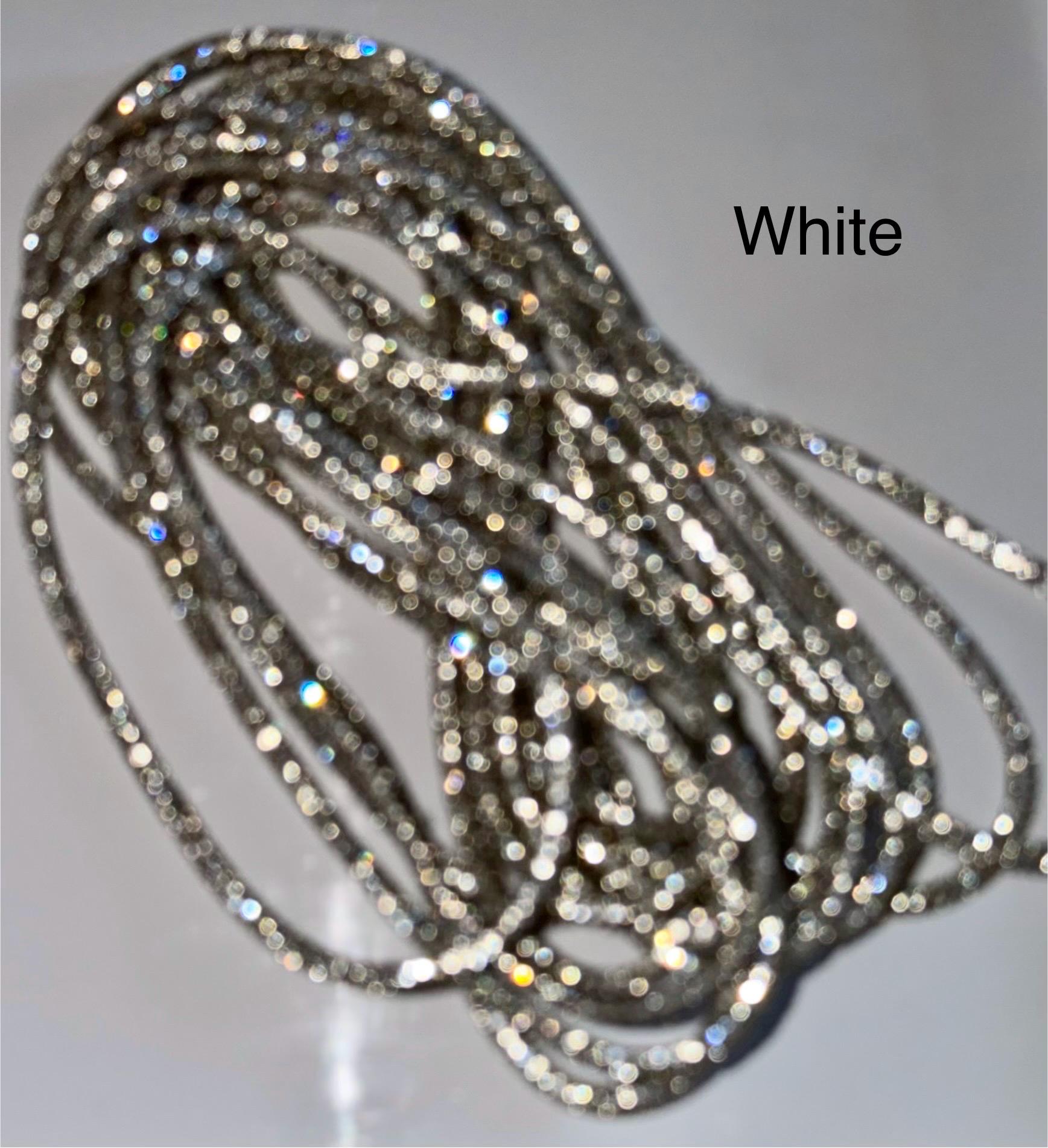Crystal Rhinestone Cord Shiny Rope Silver/white - Etsy