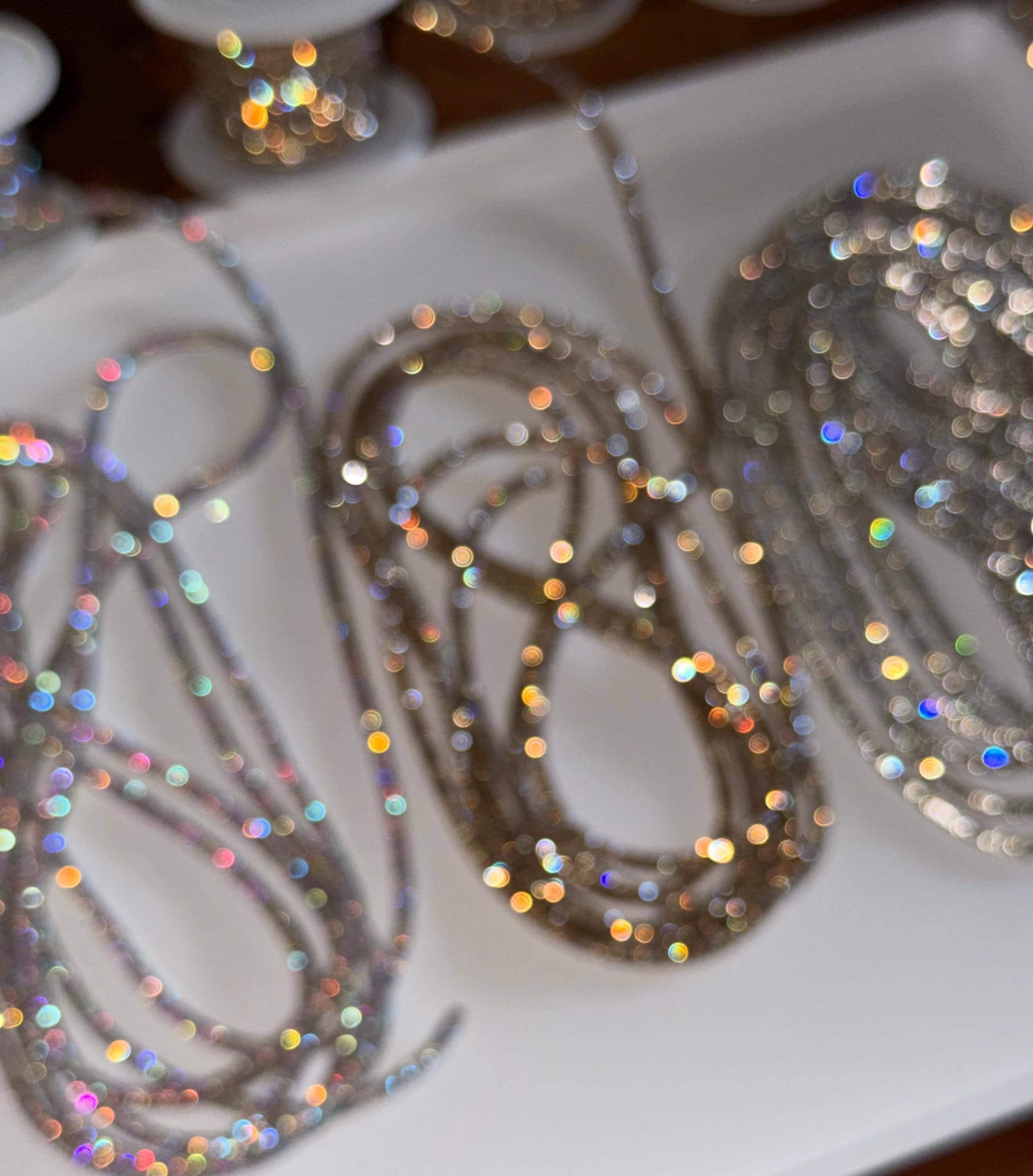 Crystal Rhinestone Cord Shiny Rope Silver/white - Etsy