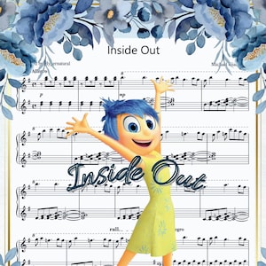 Inside Out Main Theme Łatwe nuty na fortepian dla początkujących graczy Wydrukuj PDF + MP3