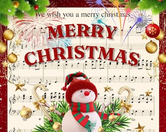We Wish You a Merry Christmas Sheet Music: Easy Piano (Printable PDF)