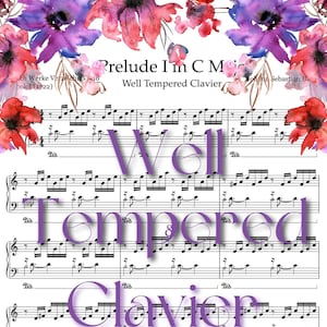 Bach Prelude in C Major Piano Sheet Music for Intermediate Players (PDF + MP3)