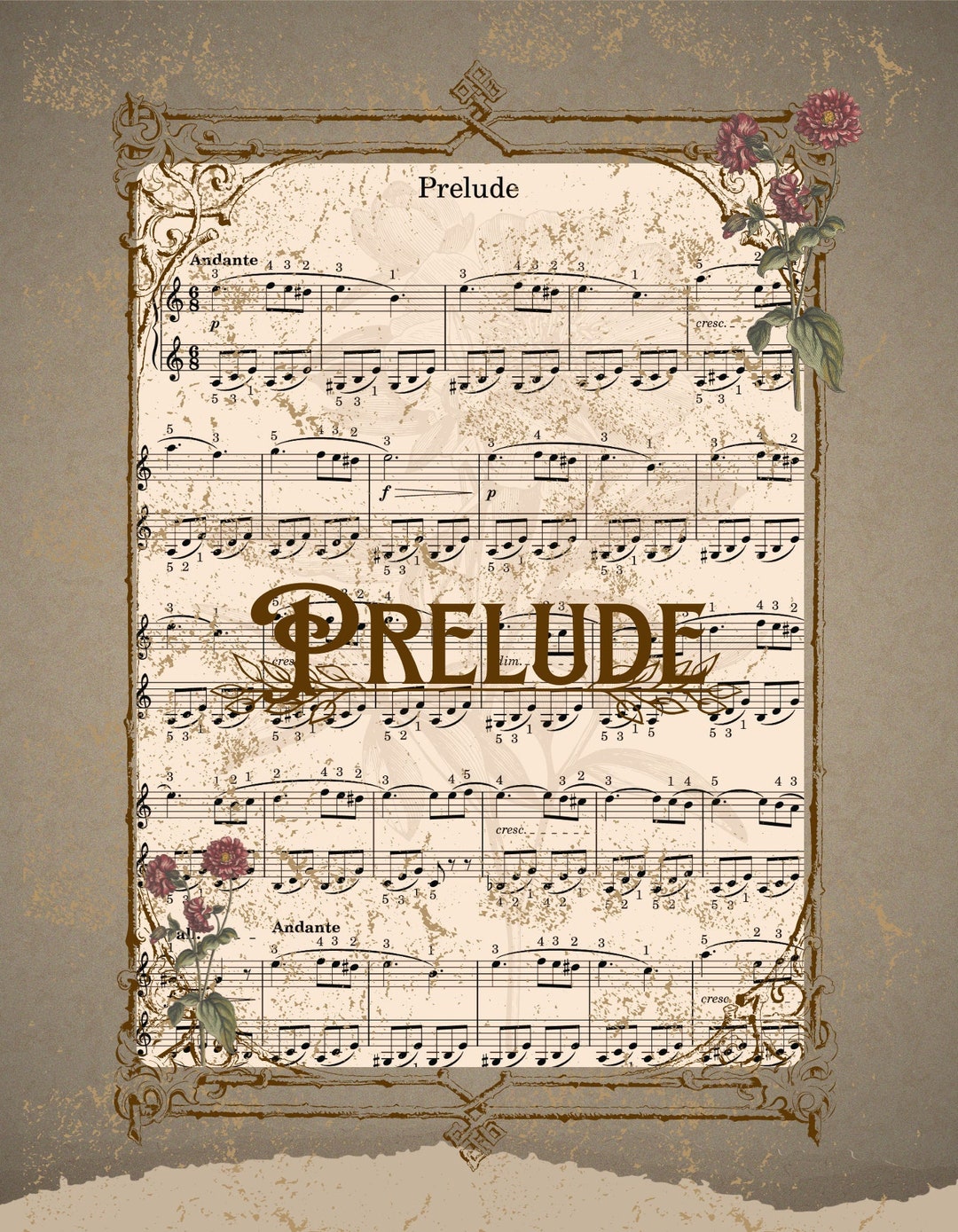 Prelude - Piano Sheet Music for Beginners - Printable PDF + MIDI File ...