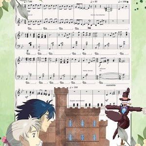 Merry-Go-Round Of Life Sheet Music Piano for All Levels Printable PDF plus MP3 Format for Listening