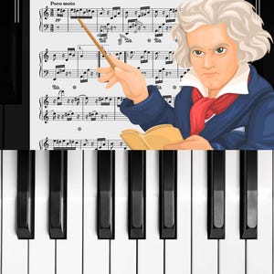 Para Elisa (Für Elise) by Ludwig van Beethoven Sheet Music Piano for Intermediate levels Printable PDF plus MP3 Format for Listening