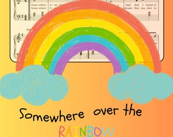 Somewhere Over the Rainbow Piano Sheet Music: All Levels (Printable PDF)