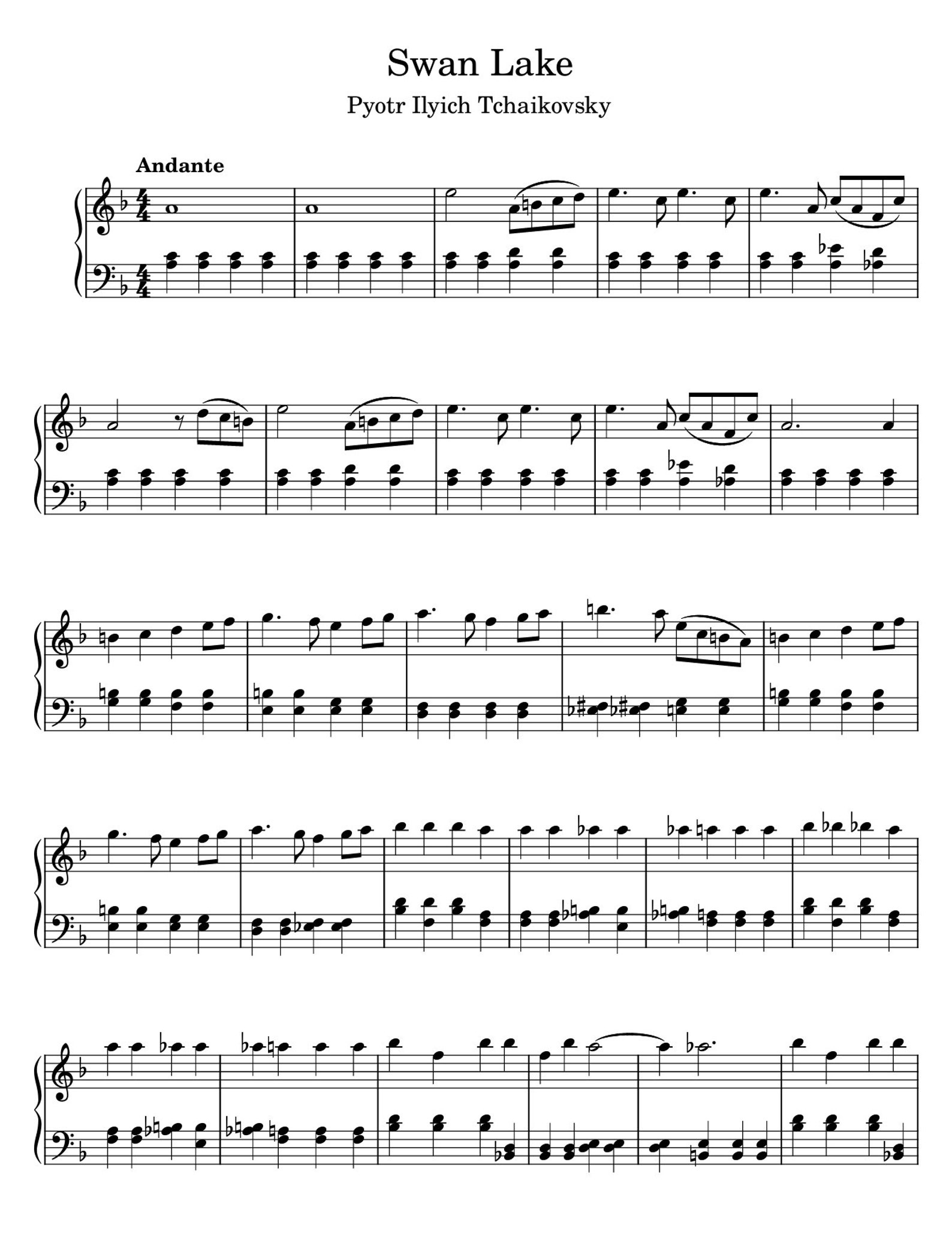 Swan Lake Easy Piano Sheet Music for Beginners (printable PDF + MP3) - Etsy