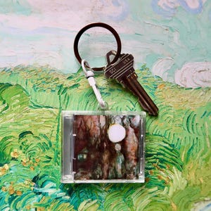 Personalisiertes Mini-Album | CD Schlüsselanhänger mit NFC | Spielen Sie Ihren Lieblings-Spotbook-Song sofort | Personalisiertes Musikgeschenk, Musik Schlüsselbund CD-Album