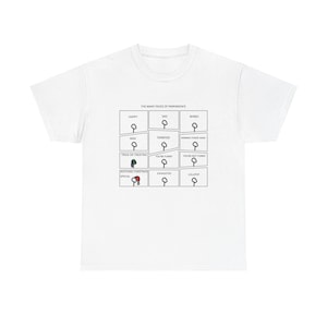 Many Faces of Parkinson&#39;s Unisex Heavy Cotton Tee