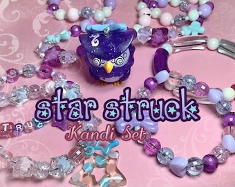 Zestaw bransoletek Star Struck Kandi: Pastel Space Decora Kei