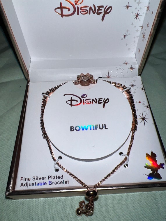 Disney Minnie Mouse Pendant Gold Plated Rhineston… - image 3