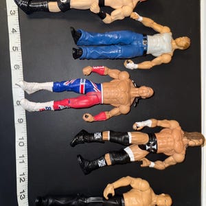 WWE Wrestling Actionfiguren Lot von fünf einschließlich der Britischen Bulldogge