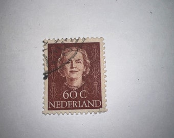 Zeldzame Koningin Juliana 60c Nederland postzegel