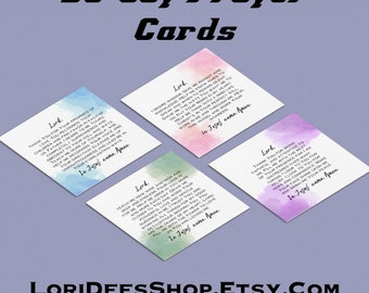 30 Prayer Cards