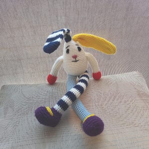 crochet Bunny Rabbit soft doll toy
