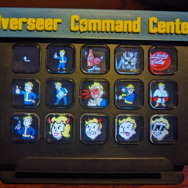 Fallout -  "Overseer Command Center" Top Plate for Stream Deck