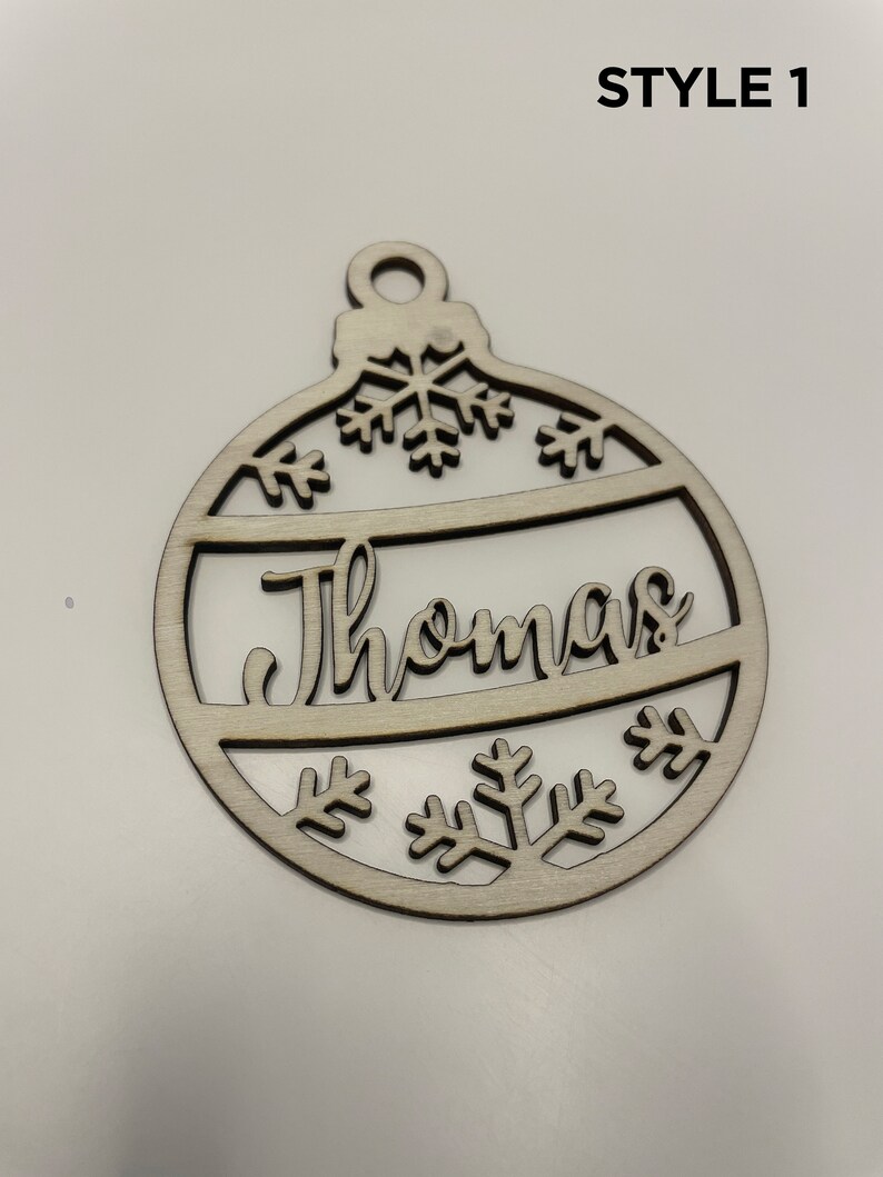 Personalized Christmas Ornaments Etsy