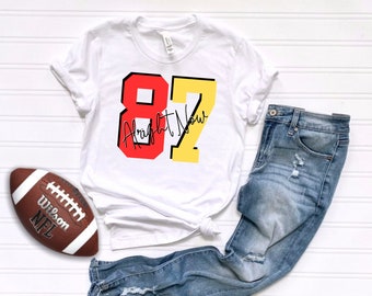 Citaat van Travis Kelce, Oké nu, Kansas City Chiefs, nummer 87 PNG