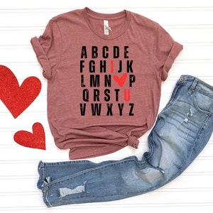 Valentine Teacher PNG, ABC Teacher, I love you, Valentines PNG