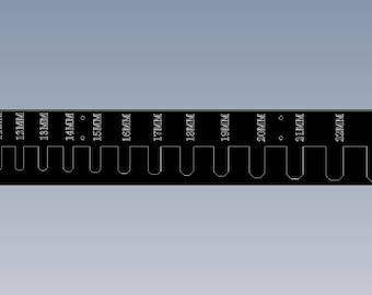 スパナレンチ 壁掛けラック メトリック