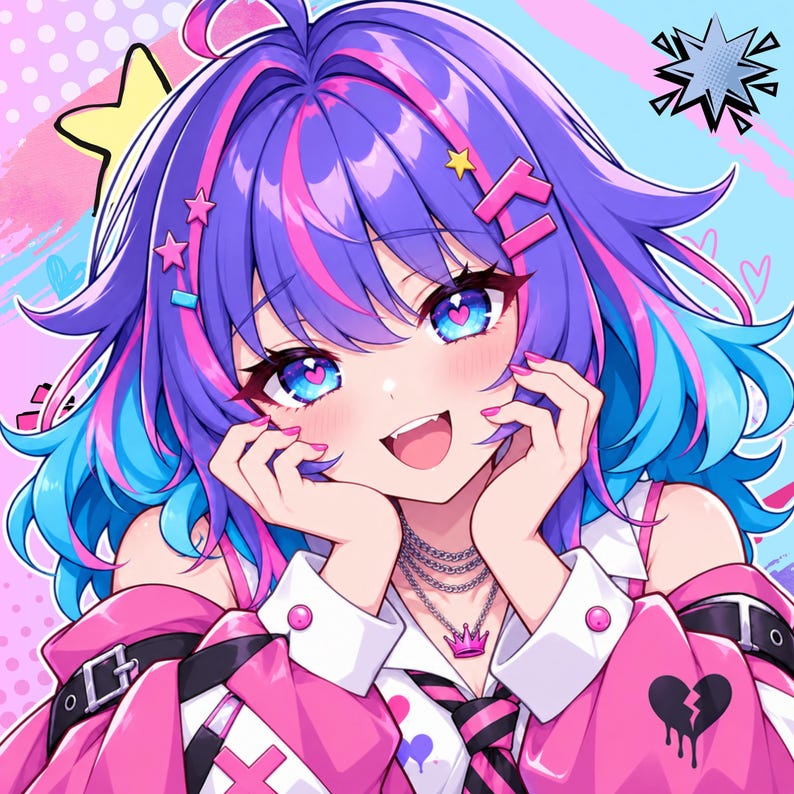 Custom Anime Avatar, Anime PFP Commission, Twitch PFP, Discord Profile ...