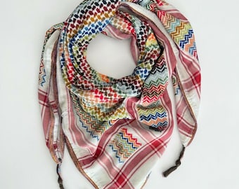 Mawasem Kufiya (Keffiyeh) | Pure White