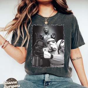 Star Wars Storm Trooper Darth Vader Selfie Shirt, Disney Star Wars Shirt, Galaxy&#39;s Edge Shirt, Star Wars Fan Shirt, Disneyland Trip Shirt