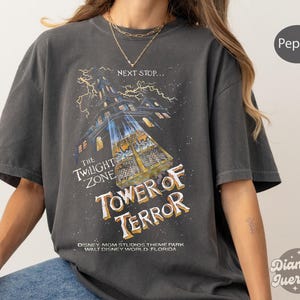 Disney Retro Tower Of Terror Shirt, Twilight Zone Shirt, Disney Rides Shirt, Hollywood Studios Shirt