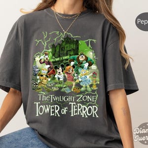 Disney Retro Tower Of Terror Shirt, Twilight Zone Shirt, Disney Rides Shirt, Hollywood Studios Shirt