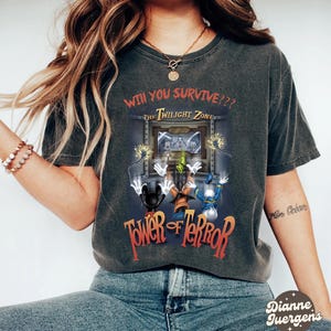 Retro Mickey And Friends The Twilight Zone Tower Of Terror Halloween Shirt, Mickey And Friends Halloween Party Tee, Disney Halloween Tshirt