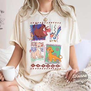 Retro 90s Disney Lion King Simba And Timon Comfort Colors Shirt, Vintage Lion King Shirt, Hakuna Matata Retro Shirt, Disney Family Shirts