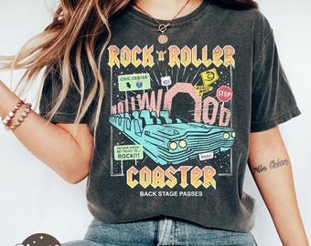 Disney Rockin Roller Shirt, Disney Vintage shirt, Disney Hollywood Studios Shirt, Disney Retro Shirt, Disneyworld Shirts