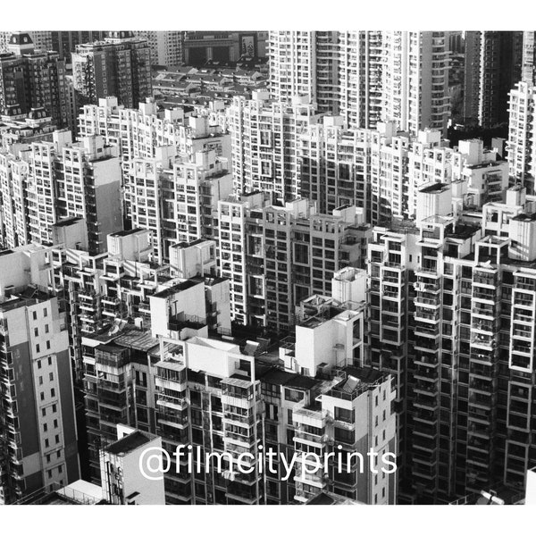 Shanghai Skyline and Buildings | China Film Photography | Street Art & Original Film Photos | Digital Prints | Instant Download