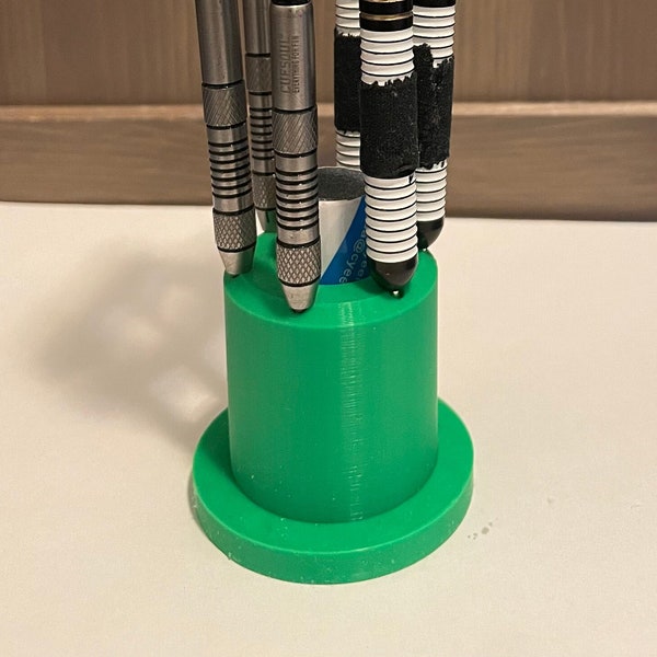 Table Top Dart Holder | Steel and Soft tip darts | Green or Gray homemade