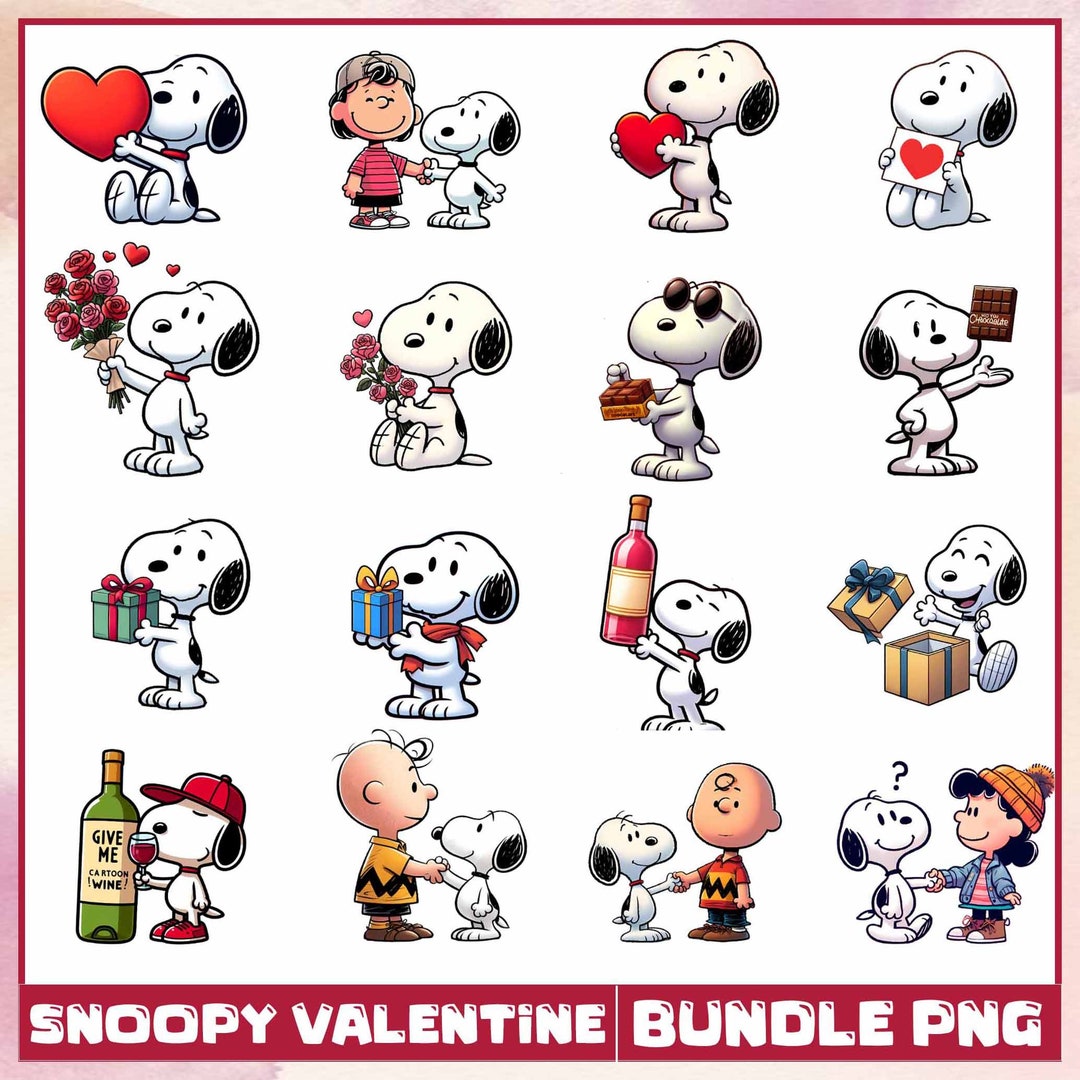 Peanuts Valentine Svg, Valentine Svg, Love Svg, Valentine Day Svg, Png ...