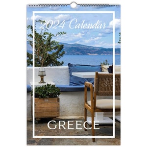 Calendario da parete Grecia 2024