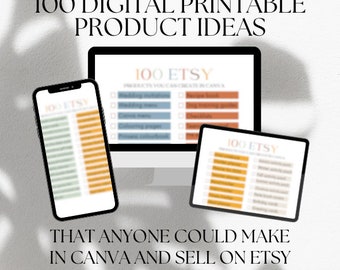 100 Digital Product Ideas to Sell on Etsy - Etsy