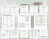 My Birth Plan, Printable Pregnancy Planner, Printable Pregnancy Journal Expecting Mom Kit Hospital Bag Checklist, Baby's First Foods Tracker
