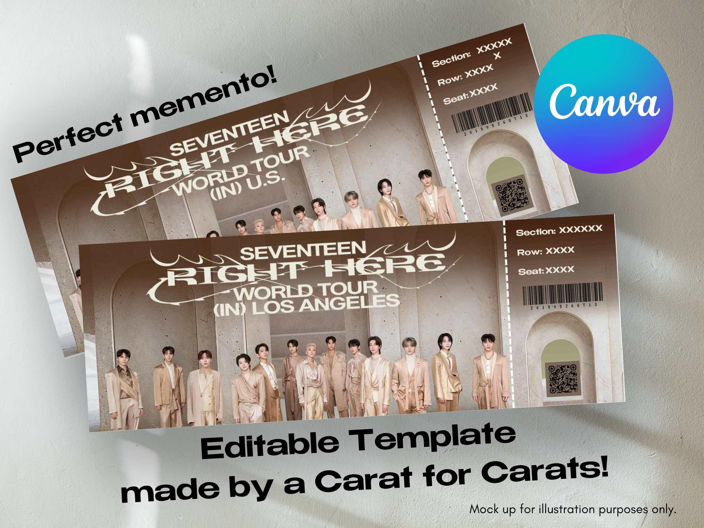 Seventeen right here tour - Etsy 日本